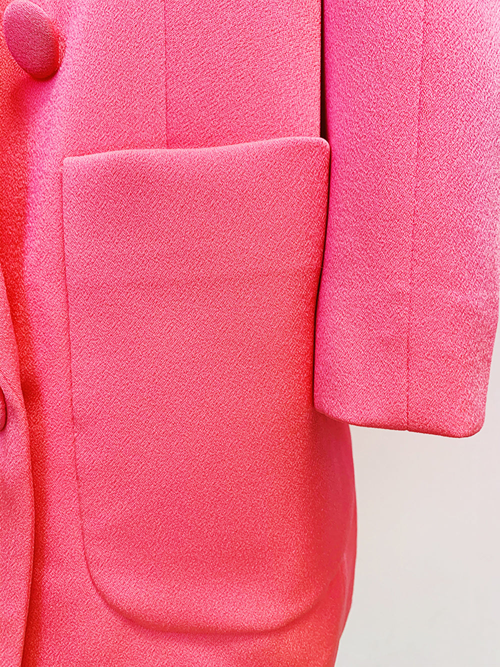 Pink Double Breasted Tailored Blazer and Pants Set 13