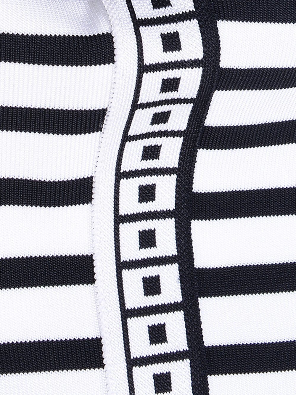 B&w Off-Shoulder Striped Bell Sleeve Tiered Ruffle Bodycon Mini Dress 17