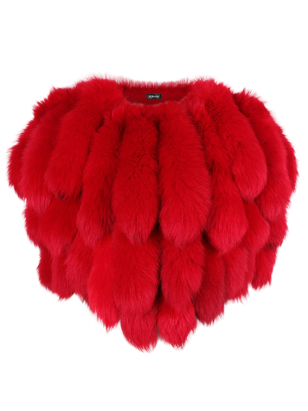 Shawl Collar Fluffy Fur Oversized Cropped Coat 11