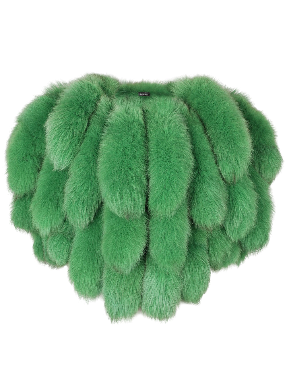Shawl Collar Fluffy Fur Oversized Cropped Coat 9