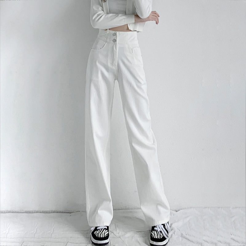 Casual Fashion Straight Leg Jeans