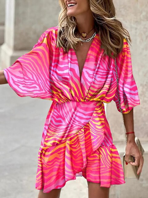 Nina Elegant and Versatile Summer Dress for Women Feminine Flowy Style