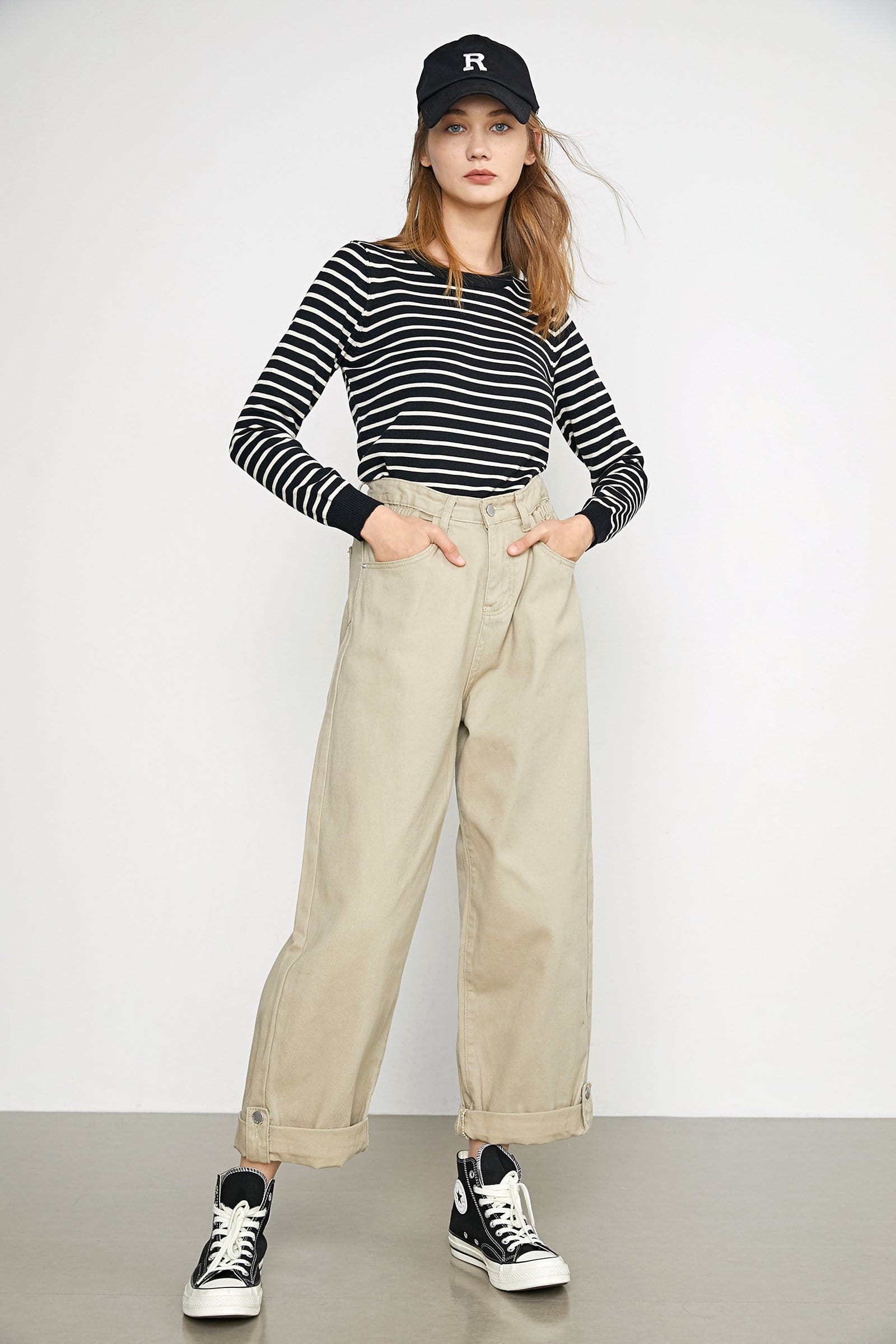Virgil Black Striped Sweater