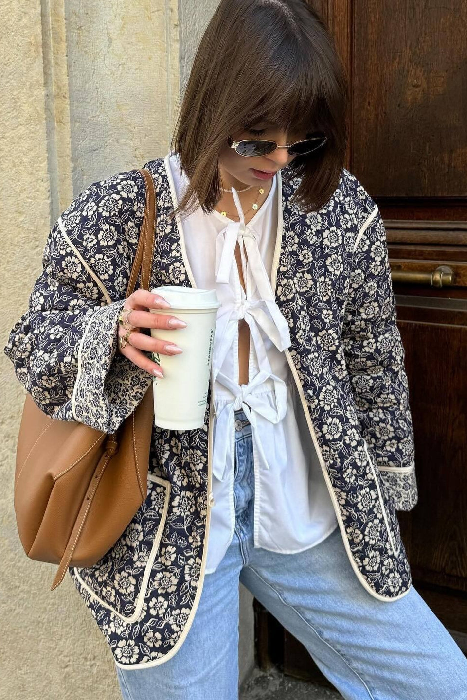 Reversible Printed Padded Coat
