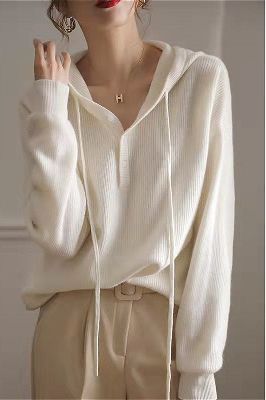 Loose Knit Hoodie