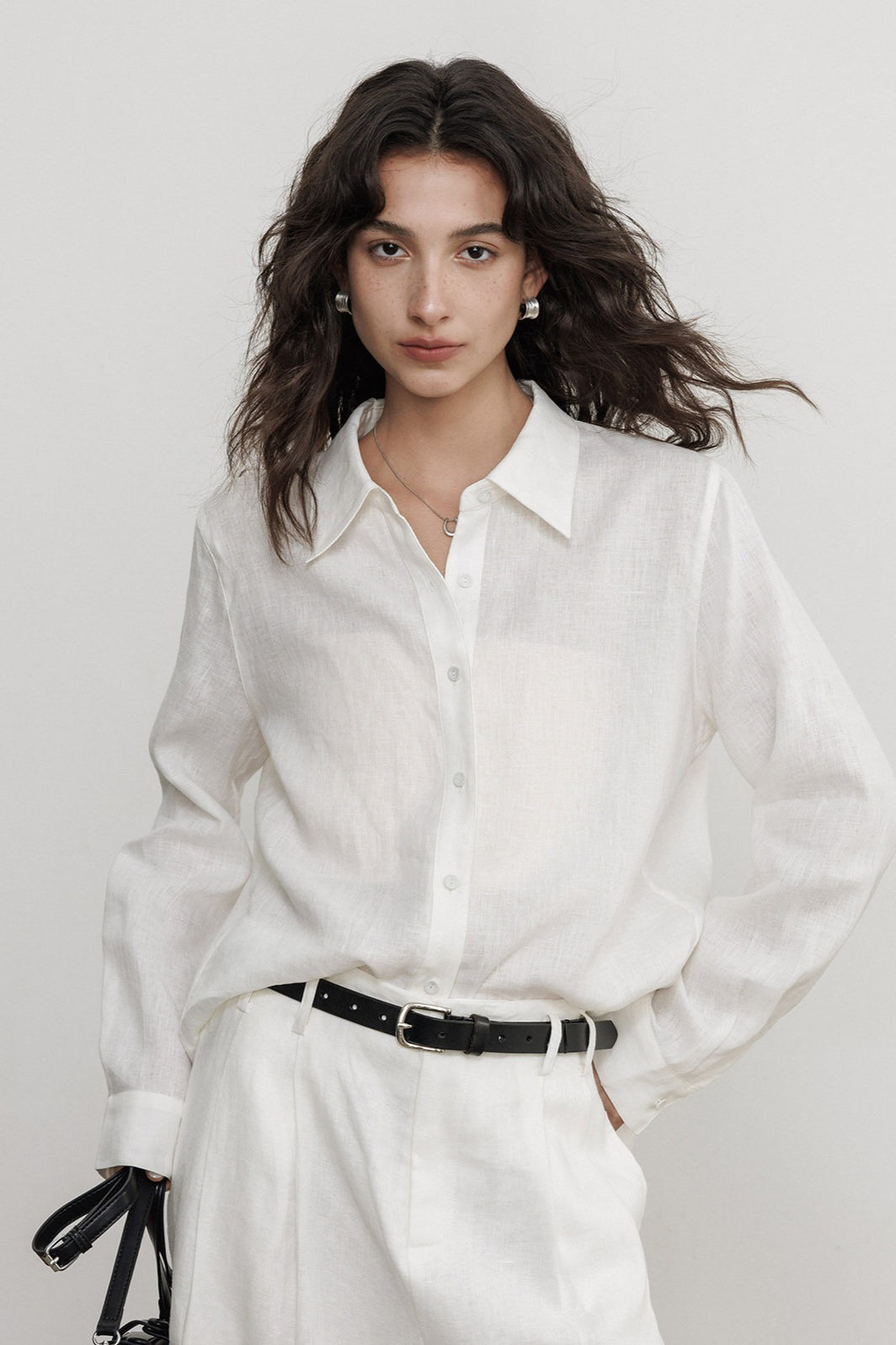 Pure Linen French Style Blouse