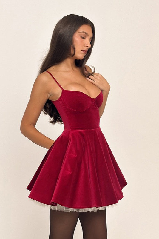 LowBack VNeck Party Dress