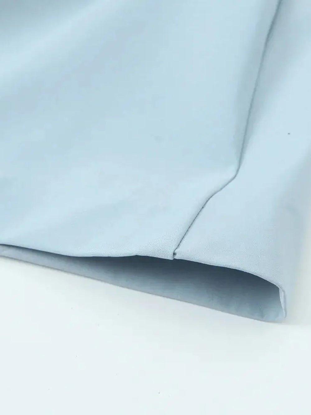 Blue Off Shoulder Bow Detail Fit and Flare Mini Dress 5