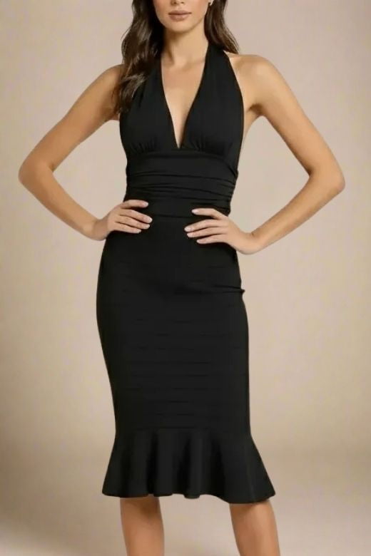 Aby Halter Top - Classic Black
