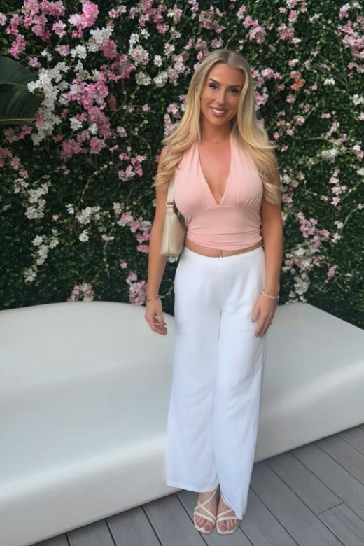 Aby Halter Top - Pink Peach Fuzz