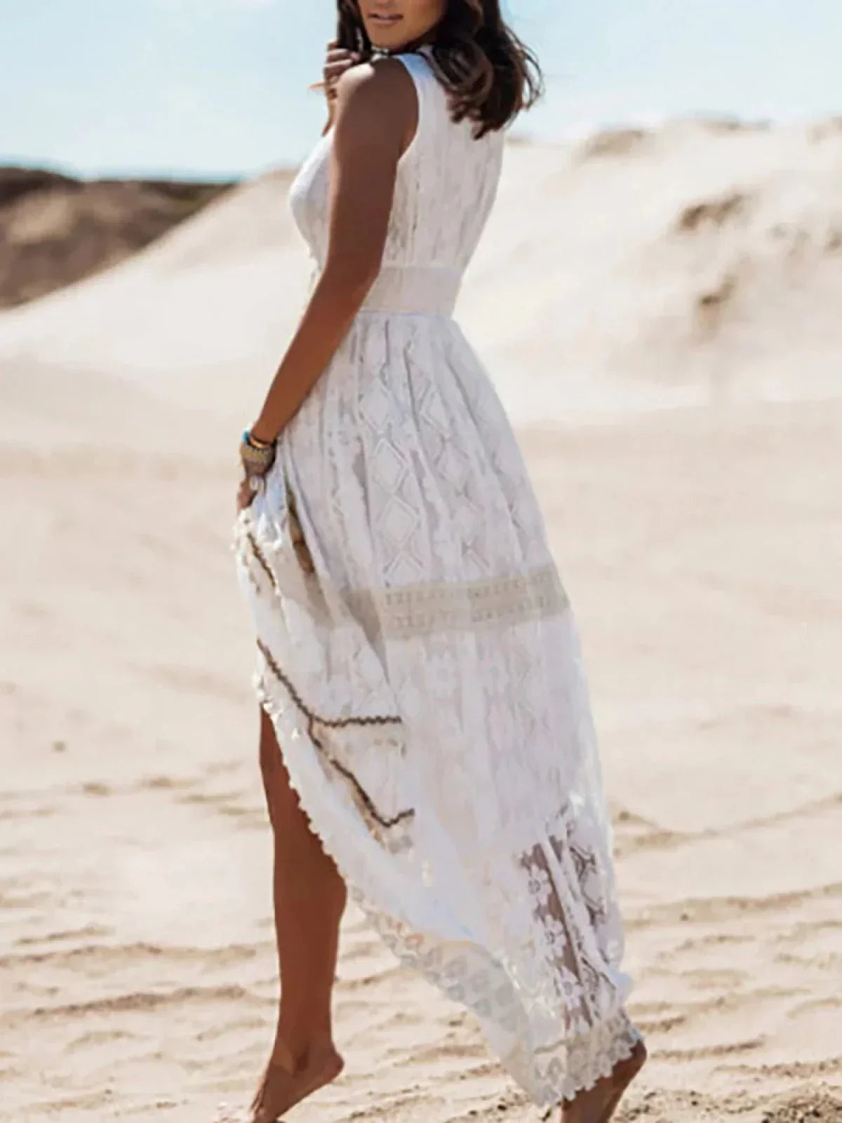 Annabella Minimalist Boho Dress Evening Wear Edit