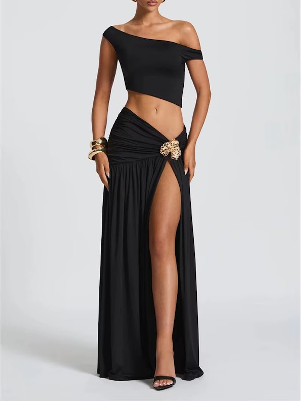 Alessia Off Shoulder Skirt Set