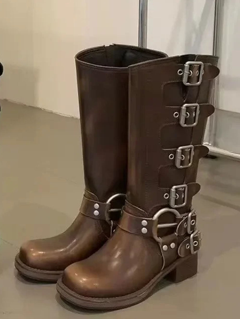 Alexandra Cowboy Leather Boot