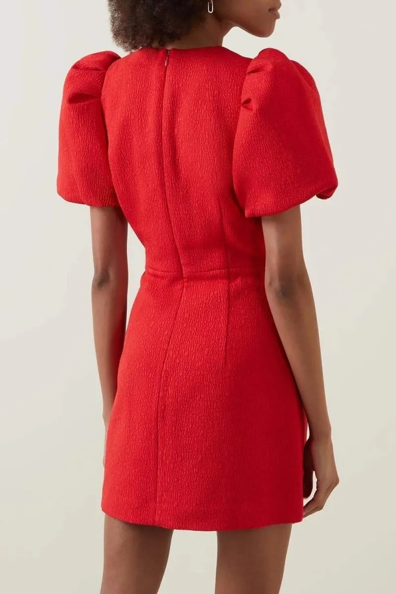 Nora Bow Mini Dress