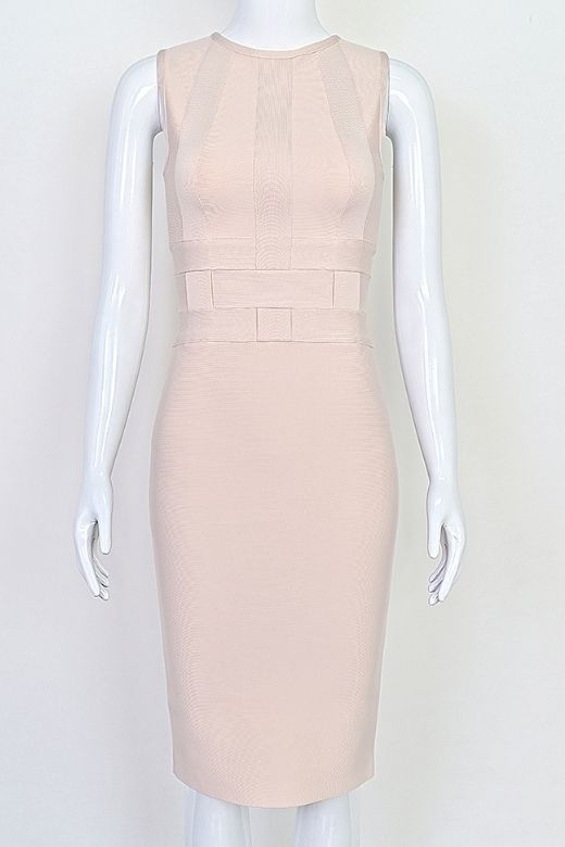 Aurora Bandage Dress - Cream (Sale)