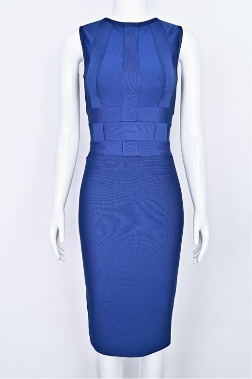 Aurora Bandage Dress - Royal Blue