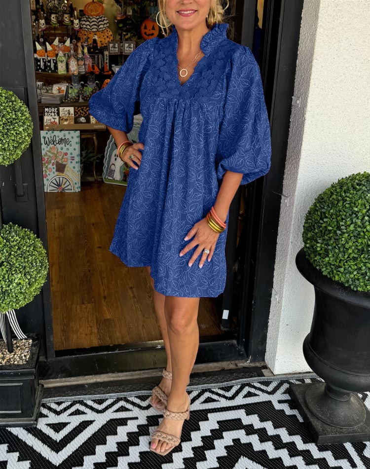 mini puff sleeve dress