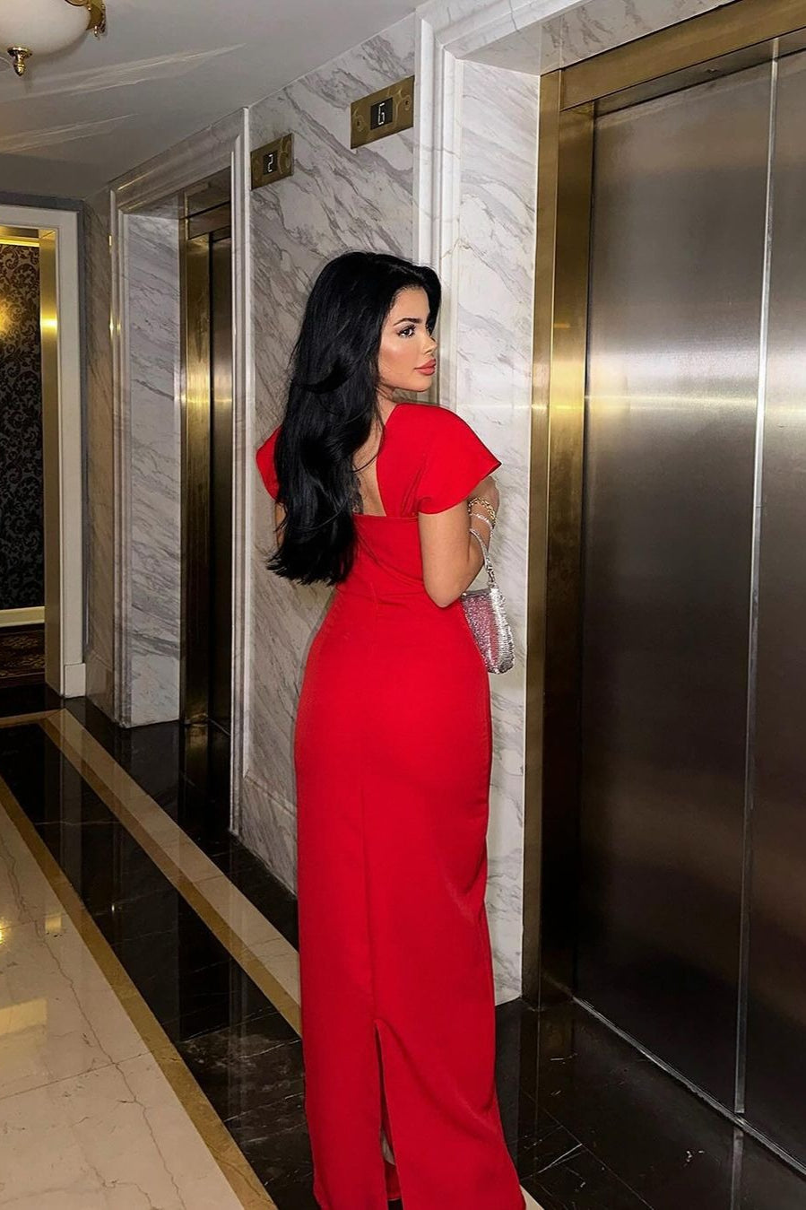 Rhinestone Bandage Party Dress