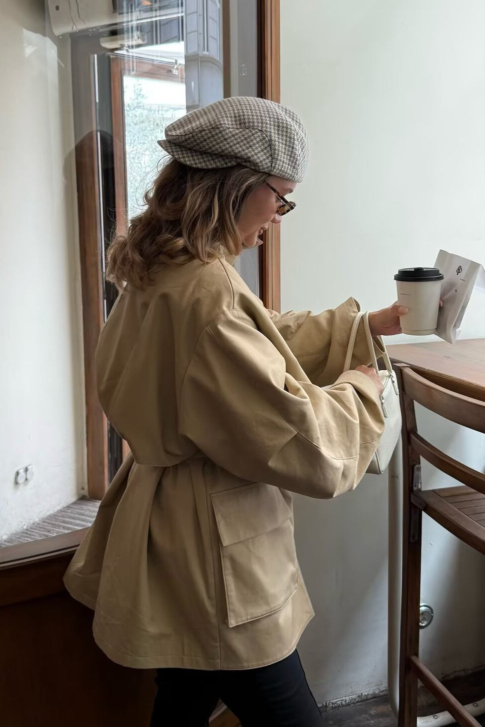 Lapel Belted Chic Tailored Trench Coat