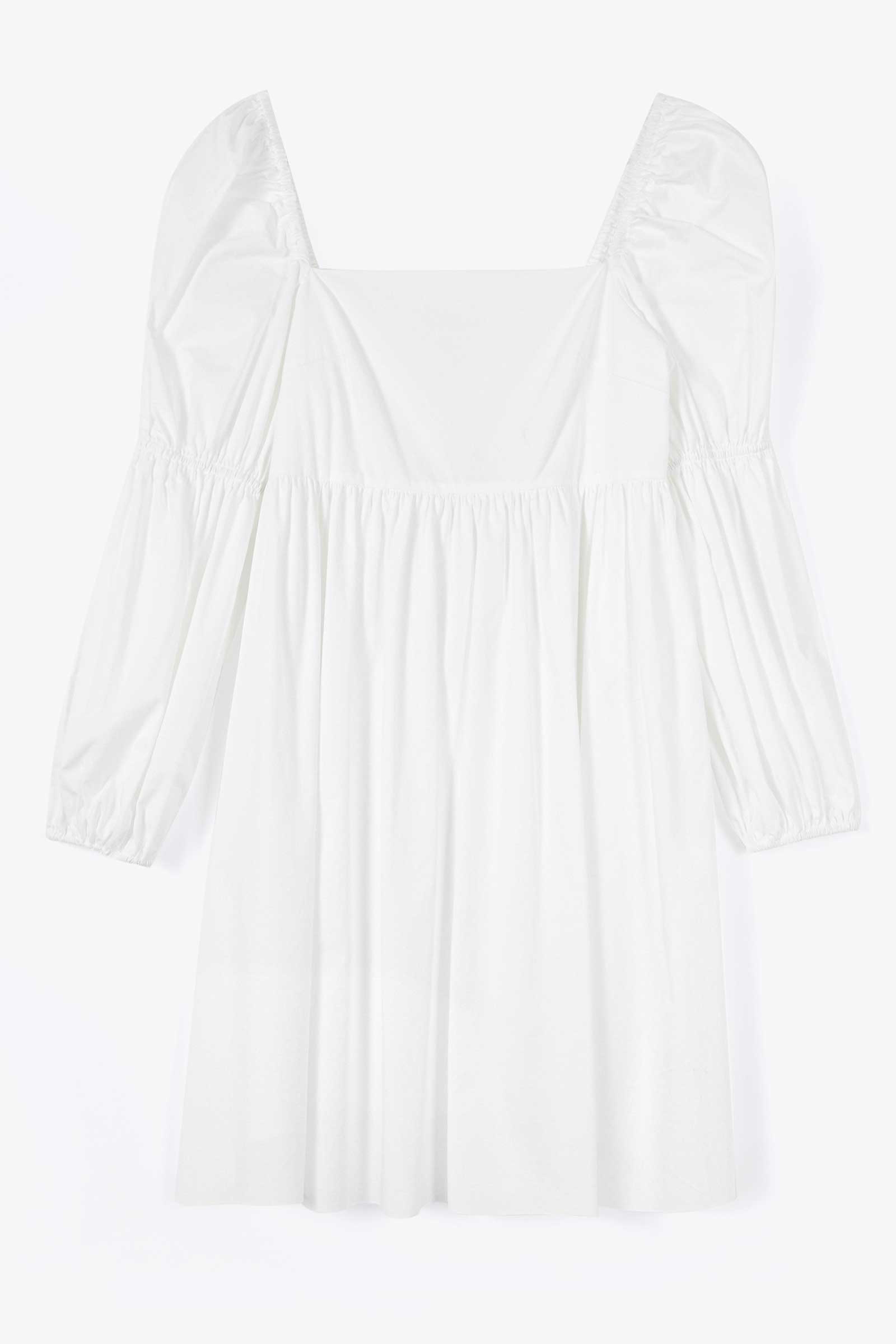 Alexis White Puff Sleeve Mini Dress