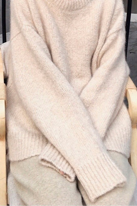 Loose Fit Vintage Style Sweater
