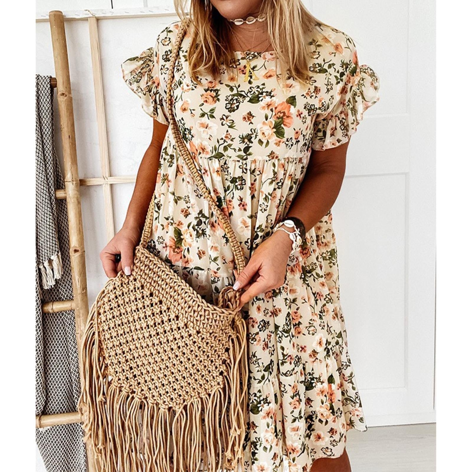 Martine Relaxed and Stylish Summer Dress for Women Vacation Beach Look