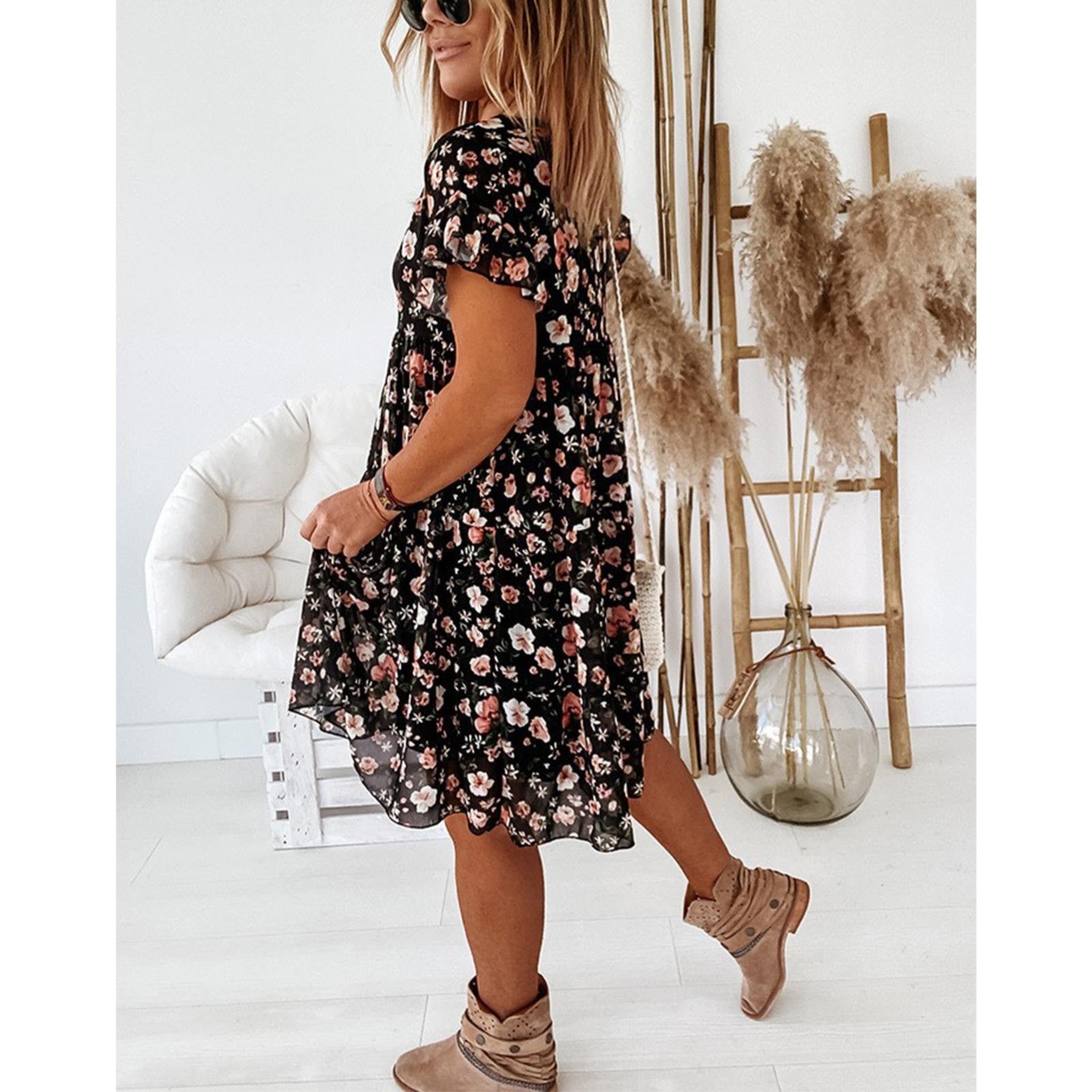 Martine Relaxed and Stylish Summer Dress for Women Vacation Beach Look