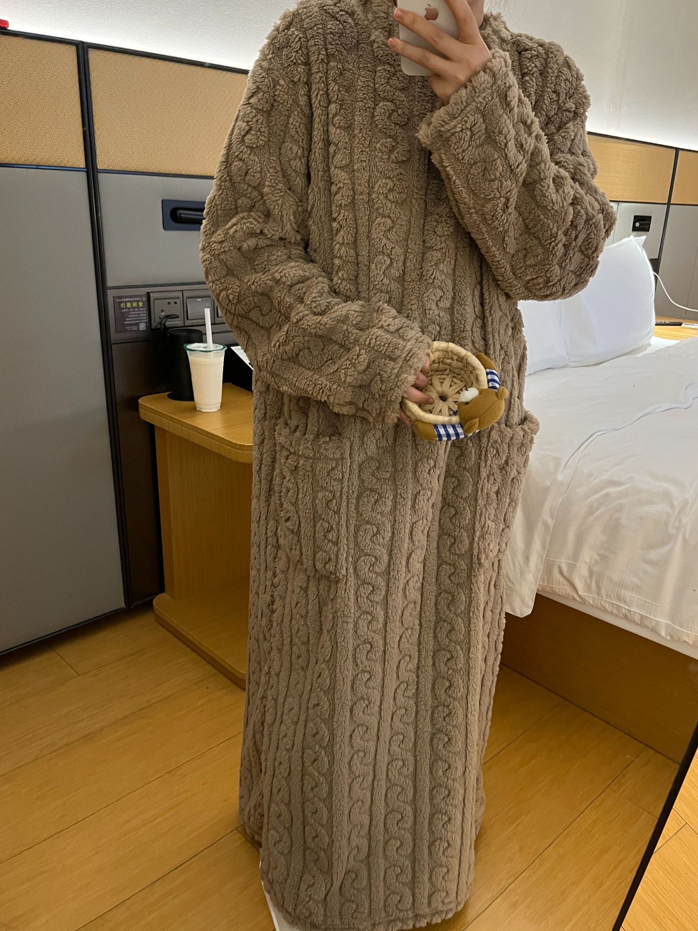 lusailstore - Coral Fleece Nightgown