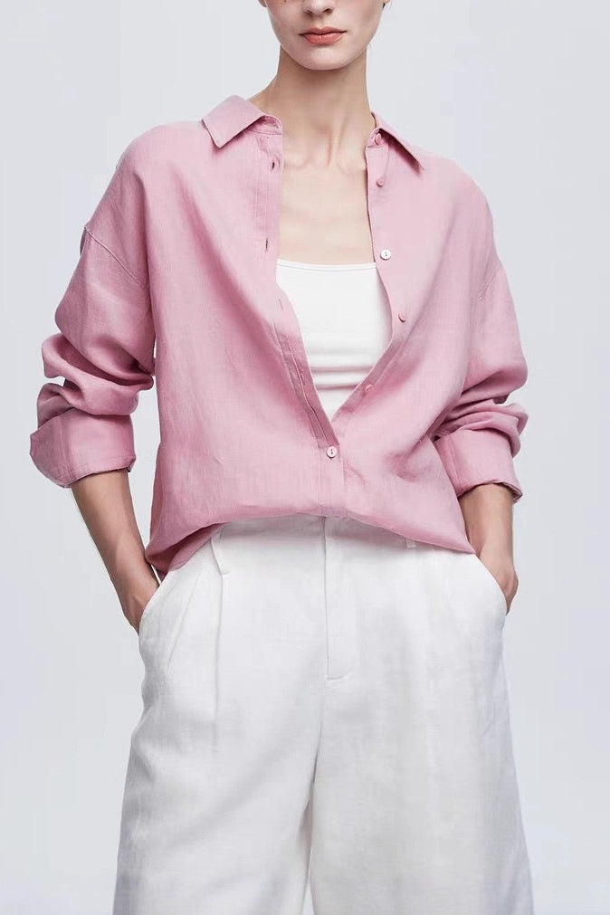 Pure Linen Everyday Blouse