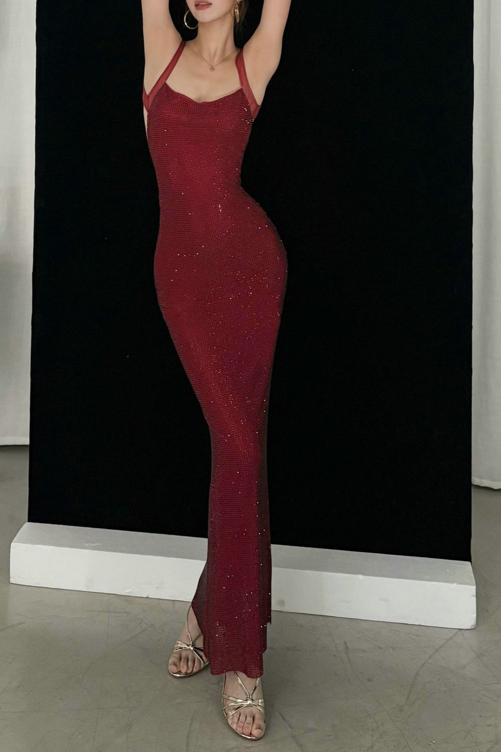 Crystal LowBack Party Dress