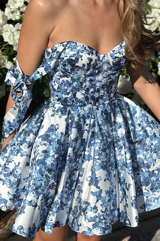 Chic Slim Fit A-Line Floral Dress