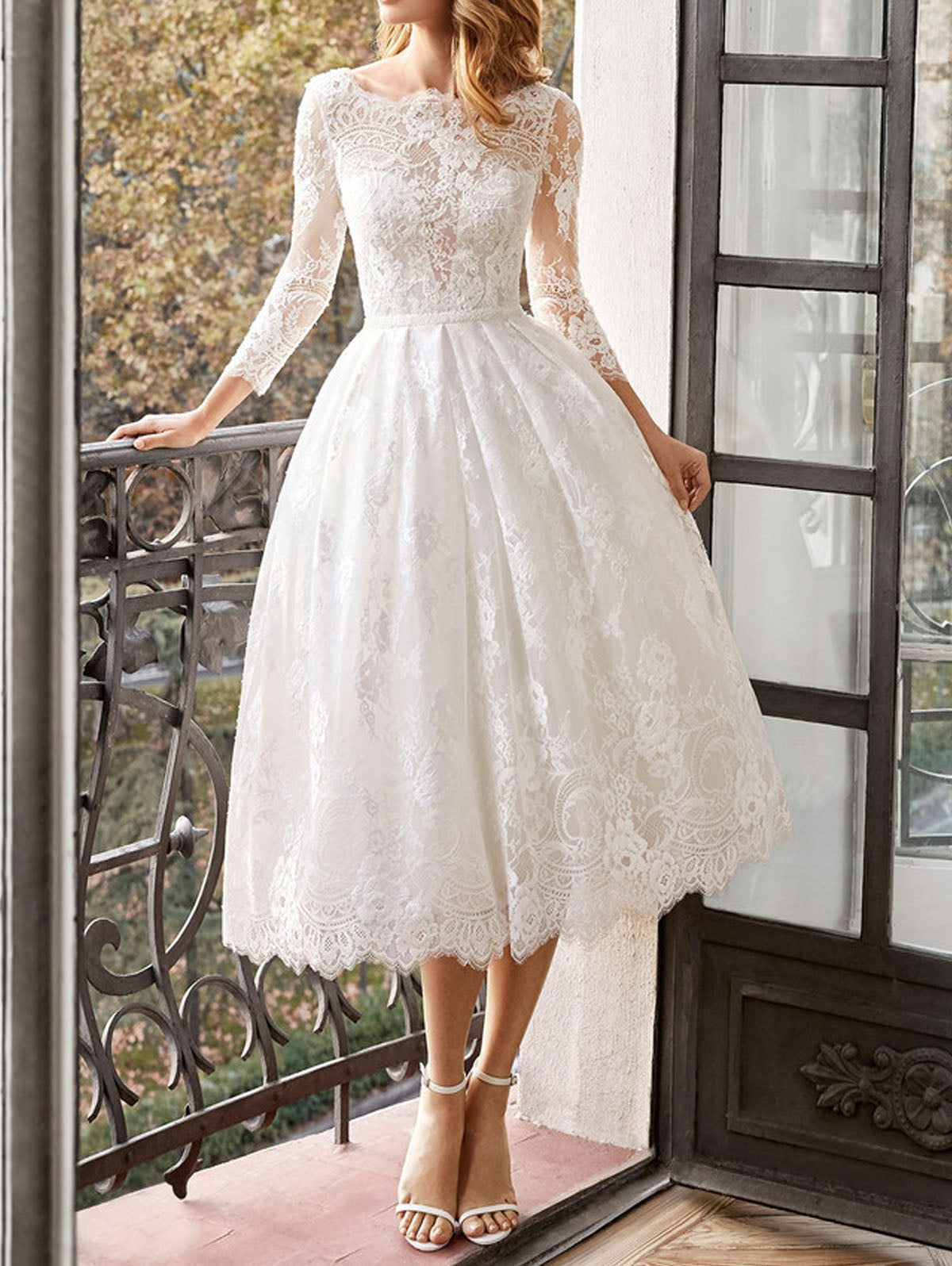 A Vintage Style Dress with Delicate Timeless Details