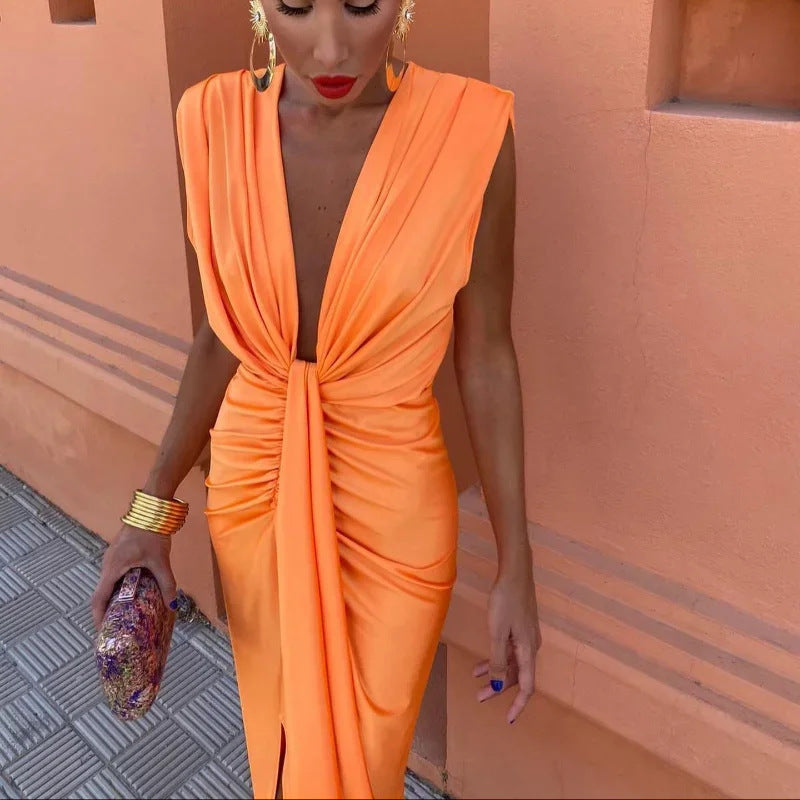 Nilda Classic and Stylish Summer Dress for Women Holiday Party Outfit