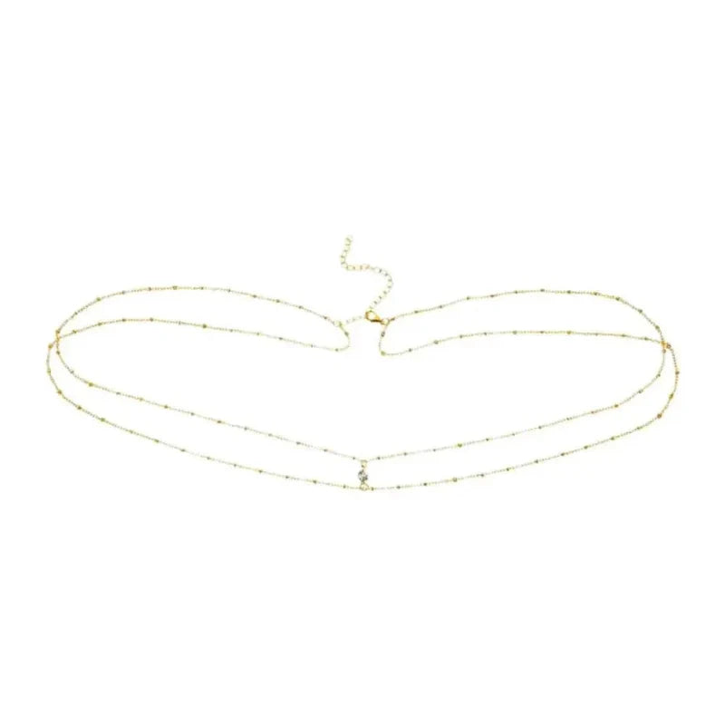 Boho Rhinestone Belly Chain