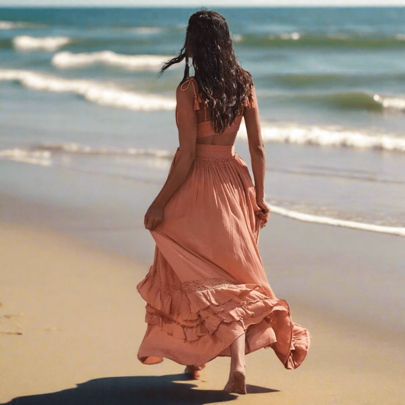 Boho Summer Beach Maxi Dress