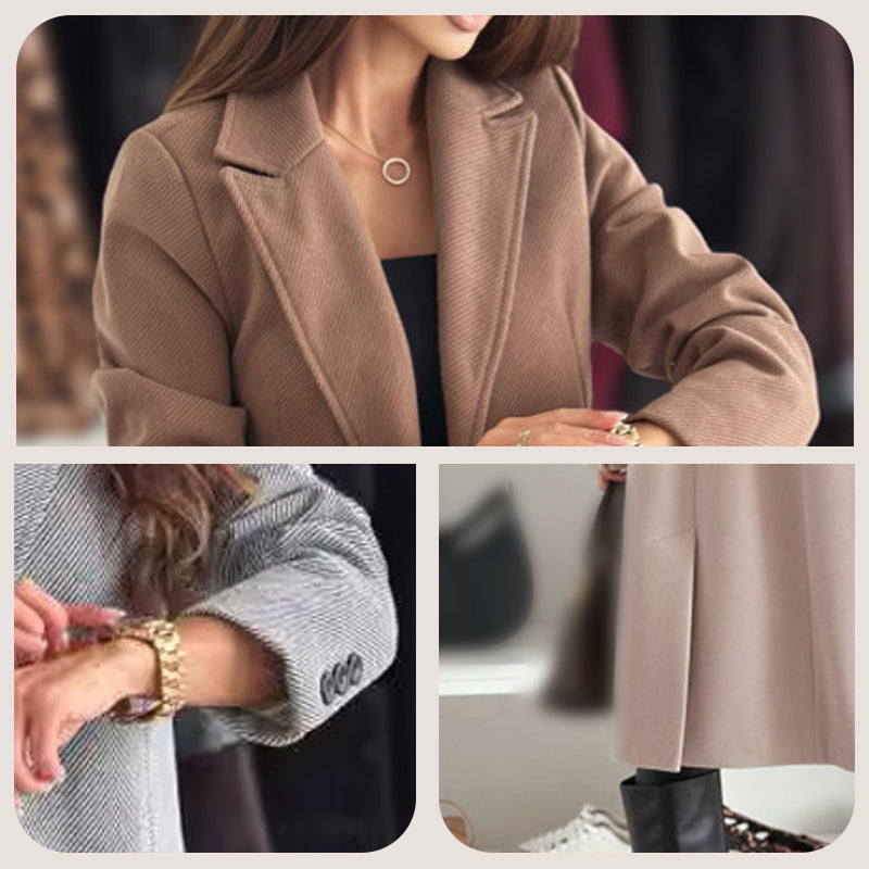 Elegant Tailored Long Coat