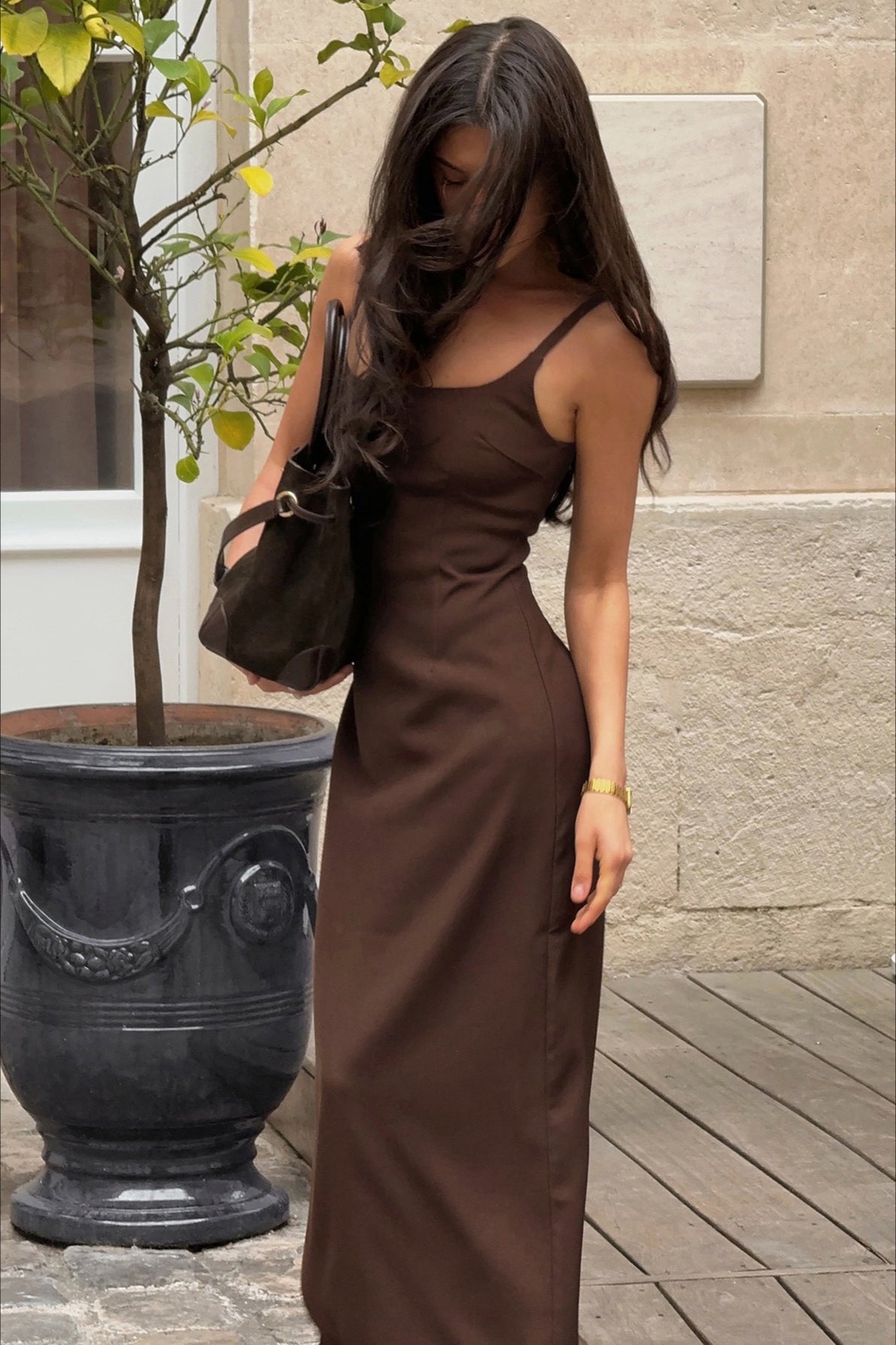 Sleeveless Waist Cinch Bodycon Slip Dress