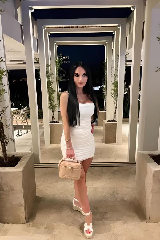 Cassie Bodycon Wrap Mini Dress - White Pearl (Sale)
