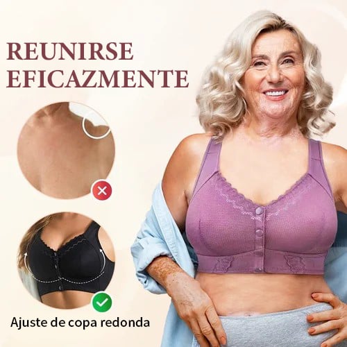 Nuevo Sujetador Transpirable Con Cierre Frontal Para Personas Mayores