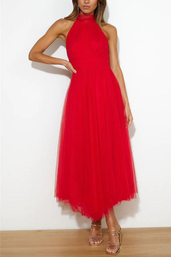 Sofía Aesthetic Dress with Long Skirt Elevated Occasion Wear