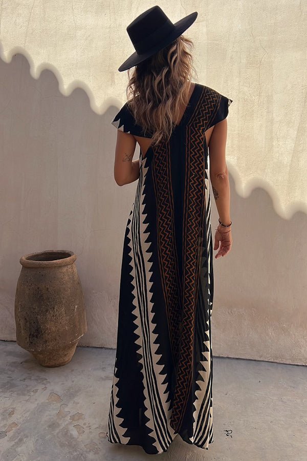 Haydée A-line Maxi Dress for Women Wedding Guest Look
