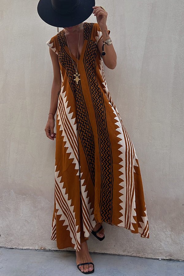 Haydée A-line Maxi Dress for Women Wedding Guest Look