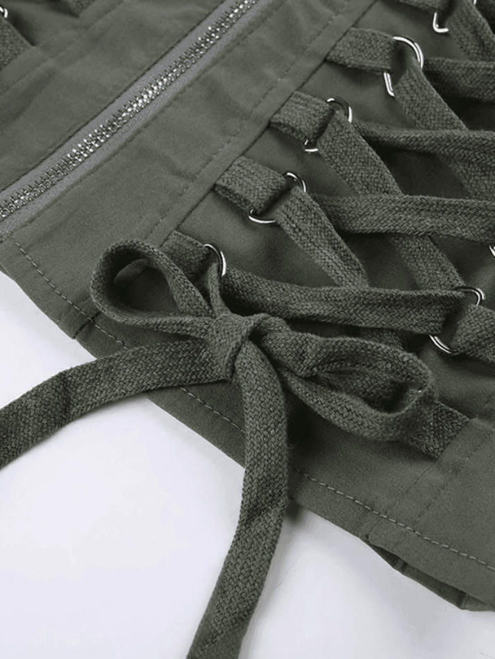 Criss Cross Hooded Trendy Cutout Black Maxi Dress