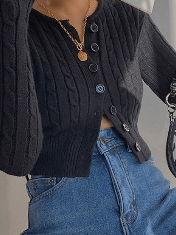 Cropped Black Graceful Biker Jacket