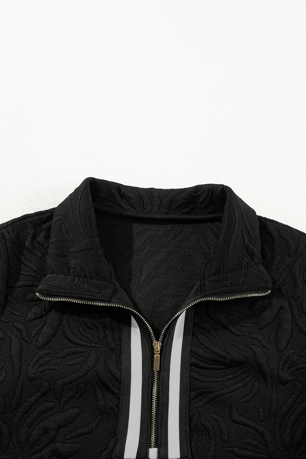 Lilian Textured Quarter Zip Dress with Relaxed Fit and Seasonal Wardrobe Essential