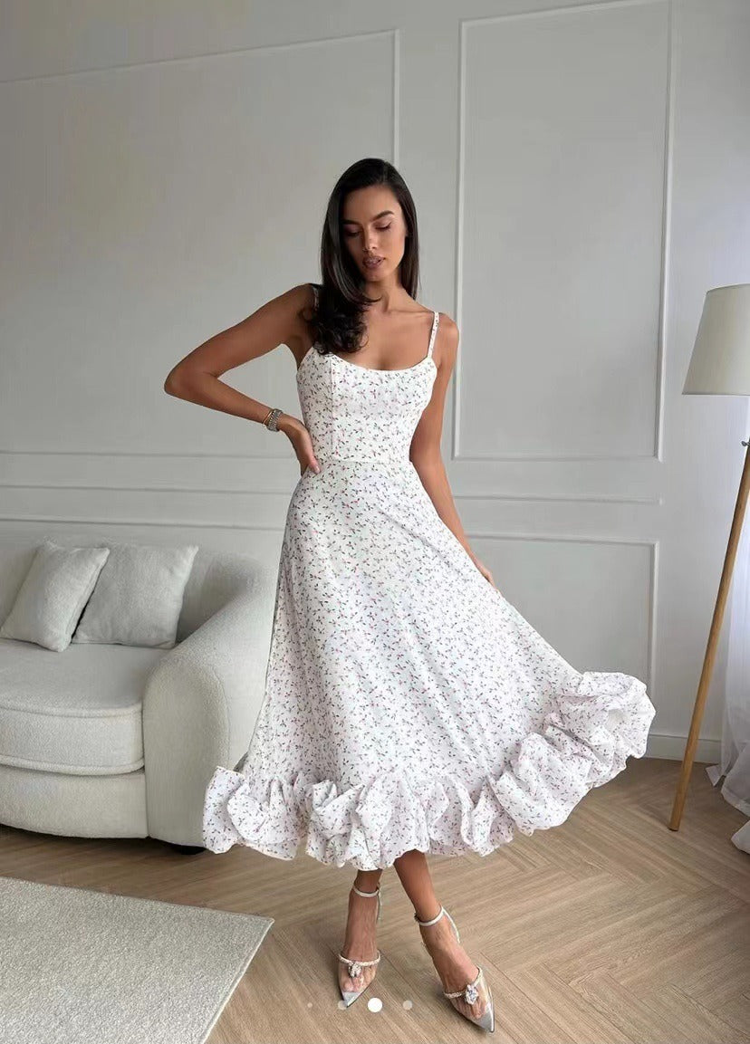 Nieves Ruched Cocktail Dress for Women Wedding Guest Look