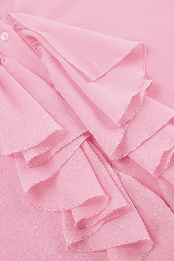 Chiffon Flare Sleeve Blouse
