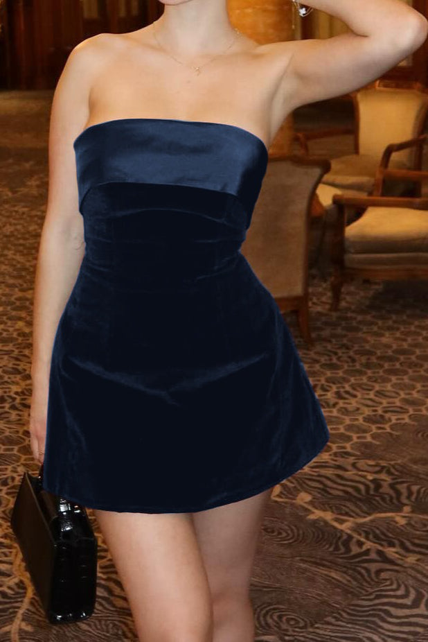 Backless Bustier Fitted Mini Dress 8