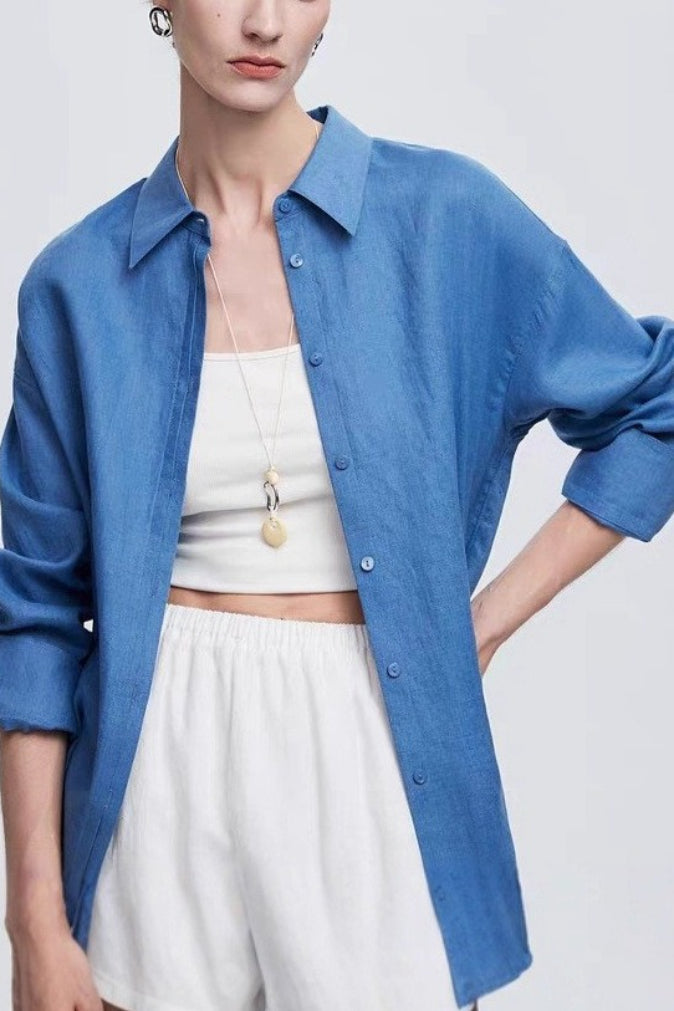 Pure Linen Everyday Blouse