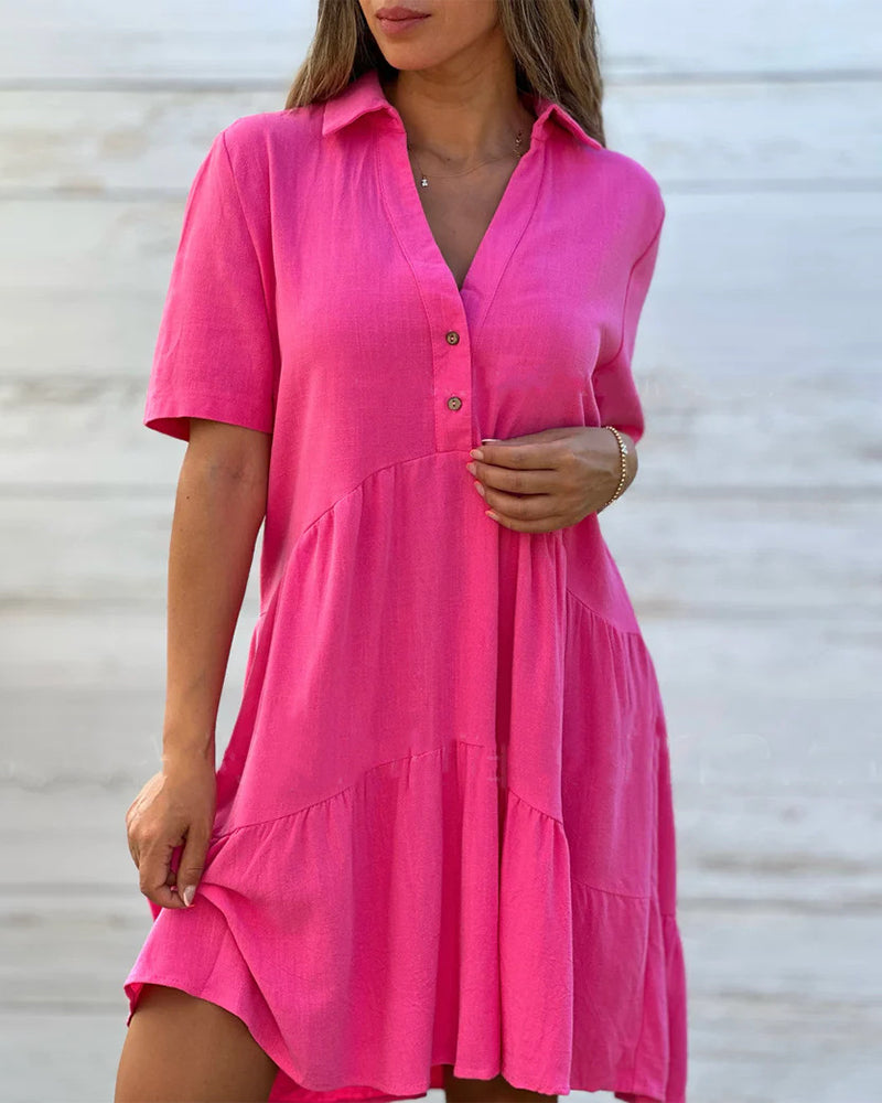 Megara Chic and Versatile Summer Dress for Women Bold Statement Look